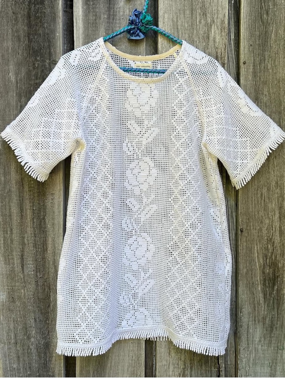 Hey Johanna Crochet Mini Dress